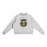 Persistence Outlasts Everything Mock Neck Crop Sweatshirt