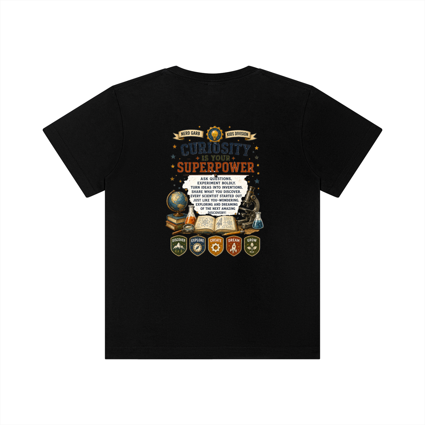Science Squad Kids Graphic Cotton Tee