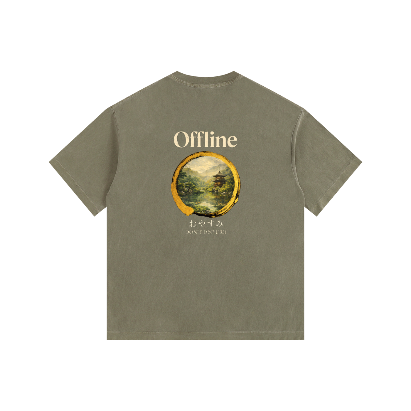 NGC “Offline” Zen Graphic Tee - Japanese Aesthetic Streetwear Premium T-Shirt
