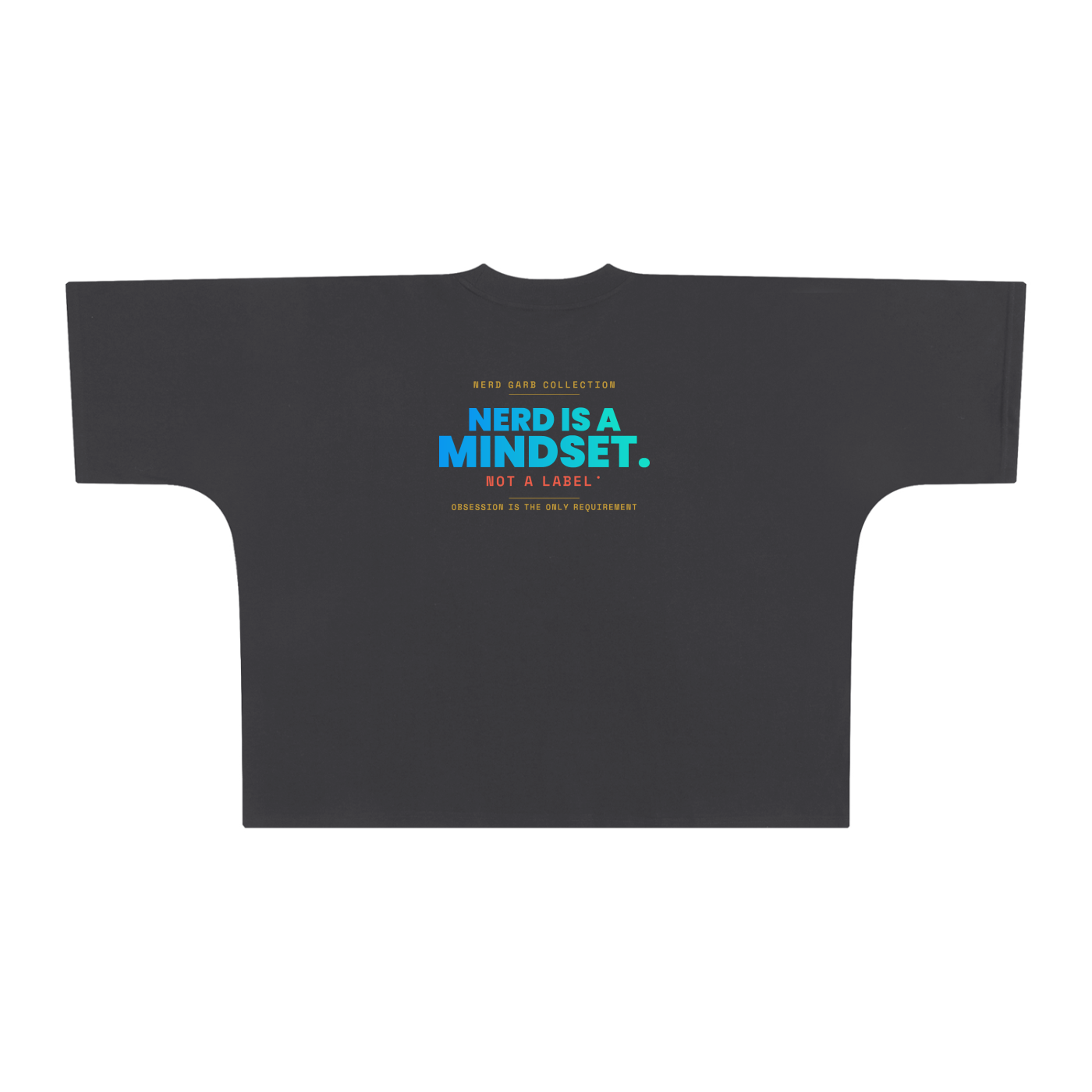 Nerd Is a Mindset Oversized One-Piece Boxy T-Shirt