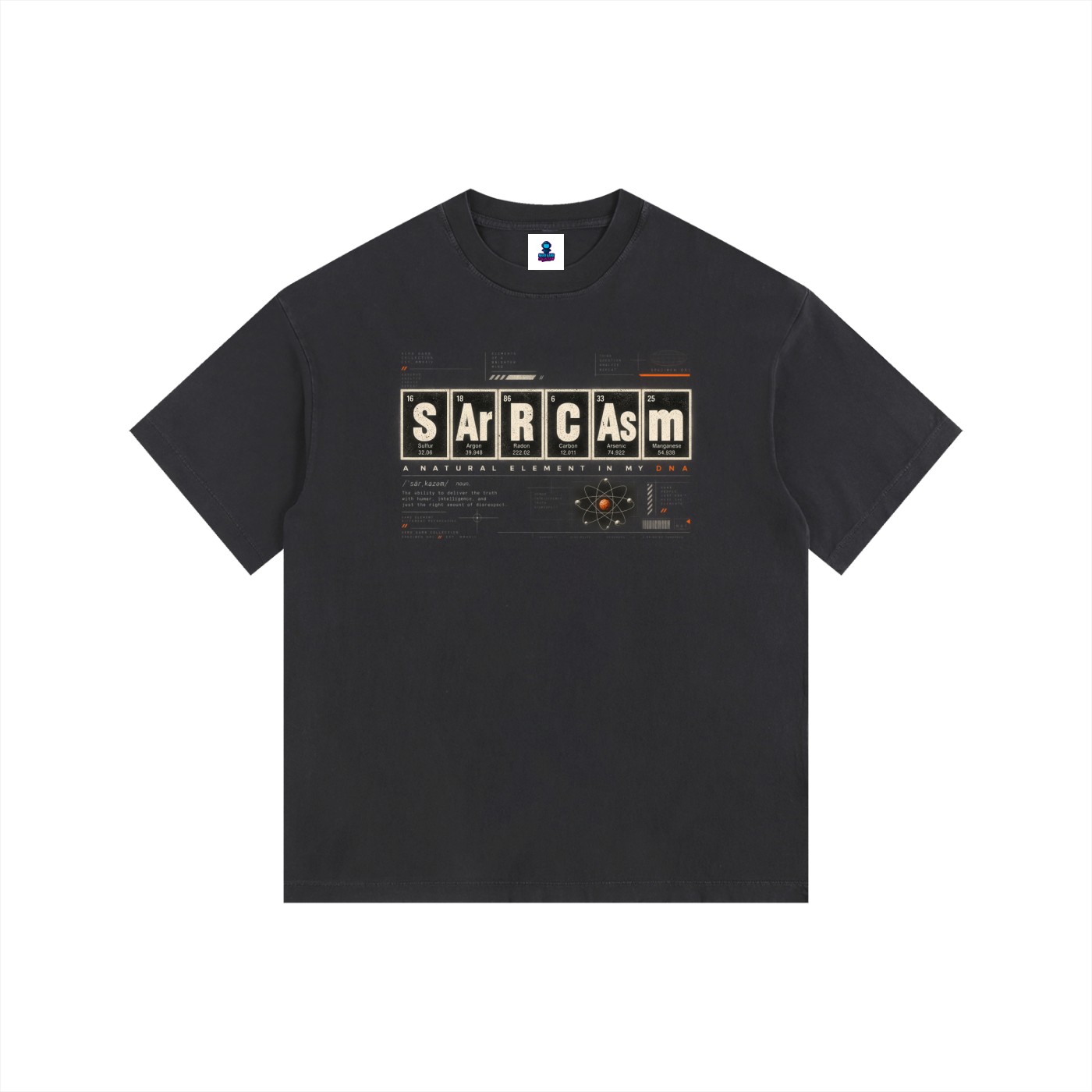 SArCAsM Specimen 001 Vintage Wash Oversized Cotton Tee