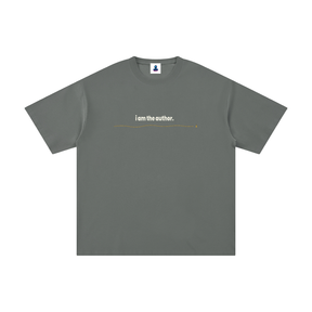 Classic I Am the Author Cotton Streetwear T-Shirt