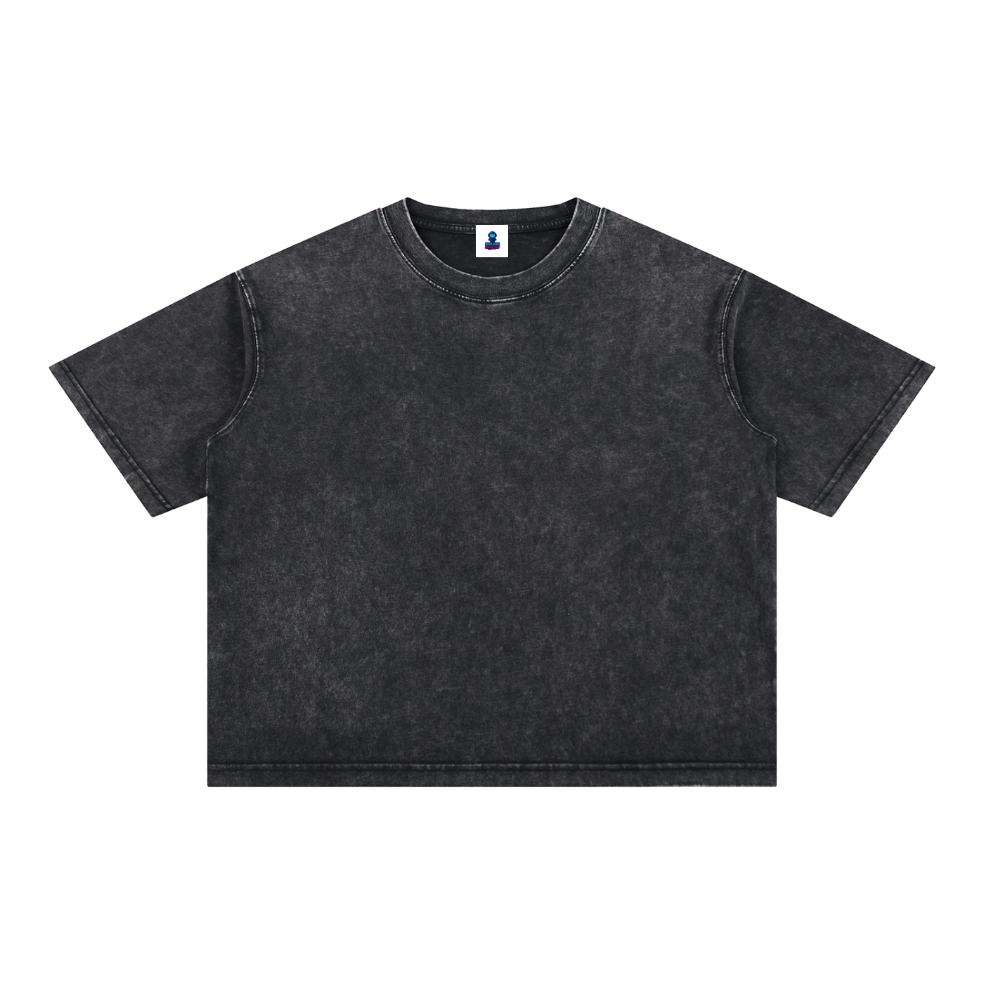 Mineral Wash Boxy Cotton Tee