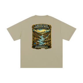 Persistence Outlasts Everything Unisex Pure Cotton T-Shirt