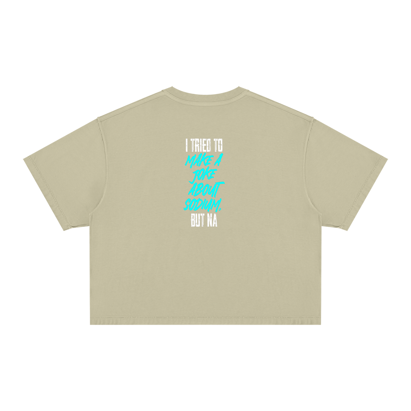 Premium Sodium Joke Vintage Wash Boxy T-Shirt