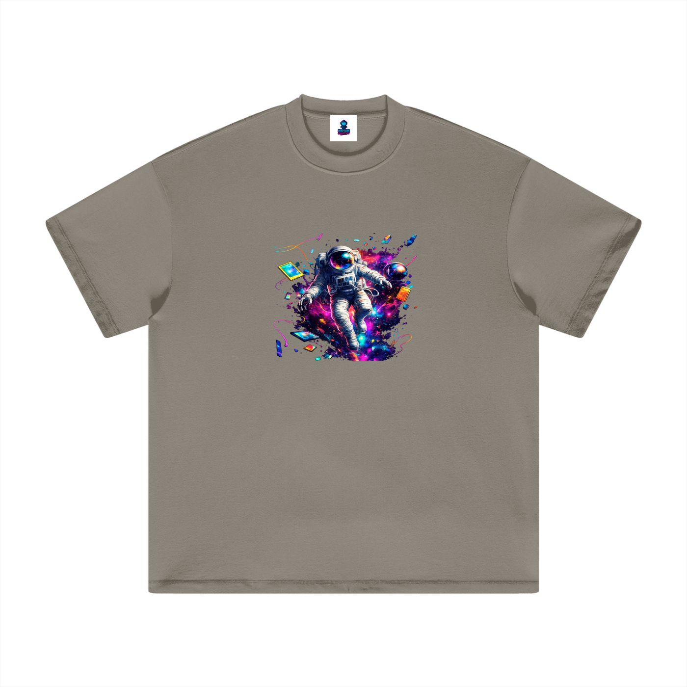 Premium Cosmic Highway Heavyweight Cotton T-Shirt