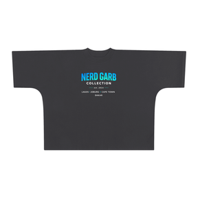 NGC Global Logo Heavyweight Oversized Tee - Minimalist Boxy Nerd Garb Collection Premium T-Shirt