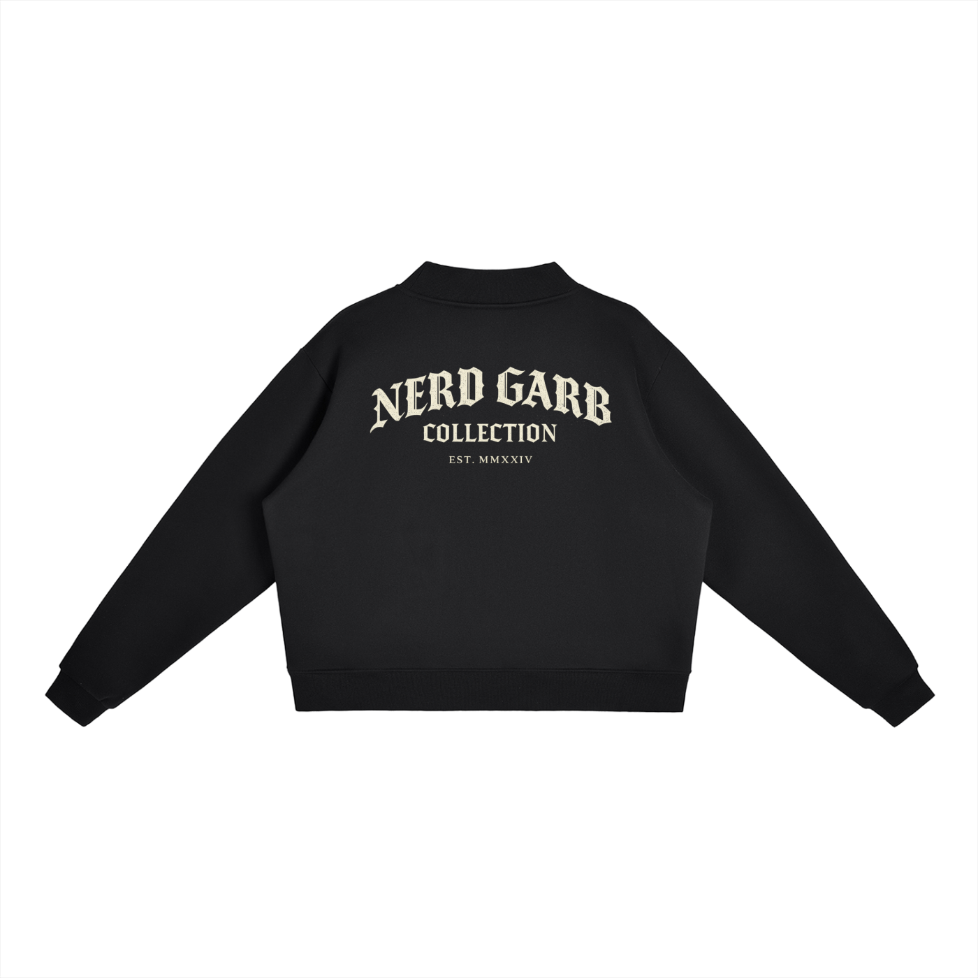 Persistence Outlasts Everything Mock Neck Crop Sweatshirt