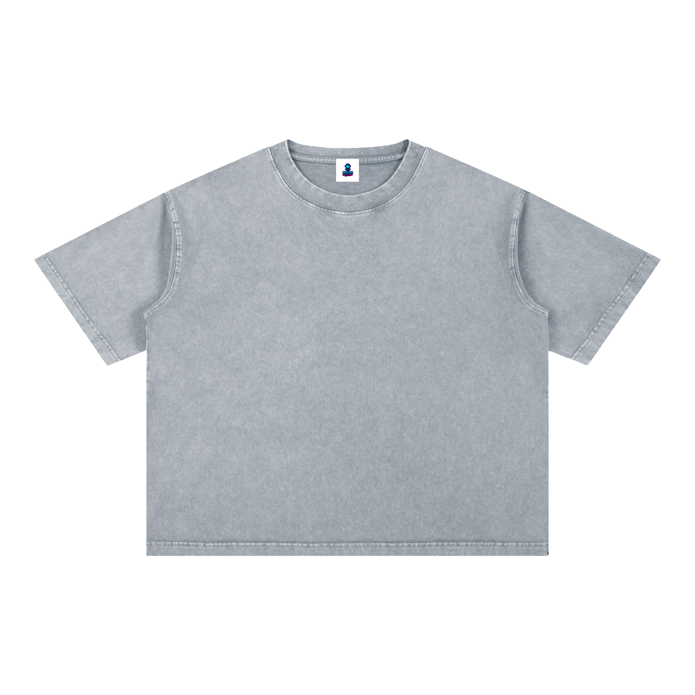 Mineral Wash Boxy Cotton Tee
