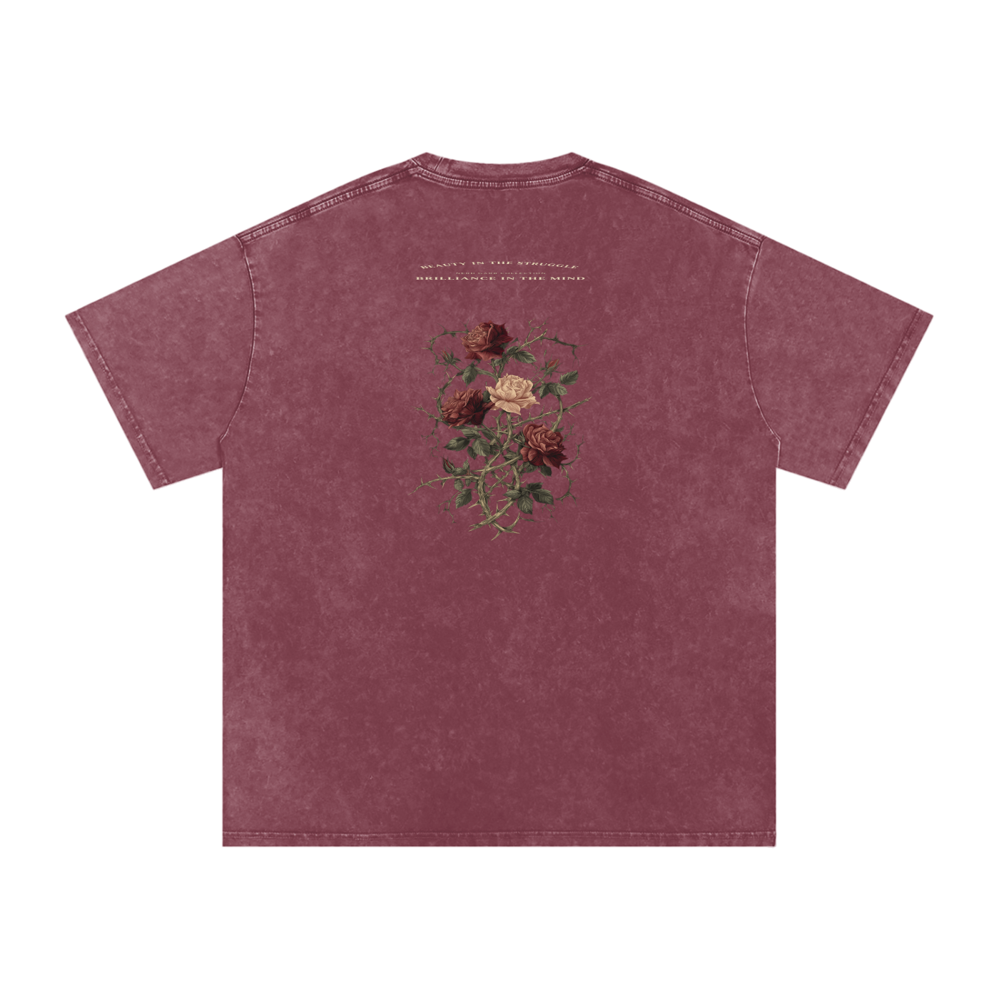 NGC Beauty in the Struggle Snow Washed Oversized Cotton T-Shirt