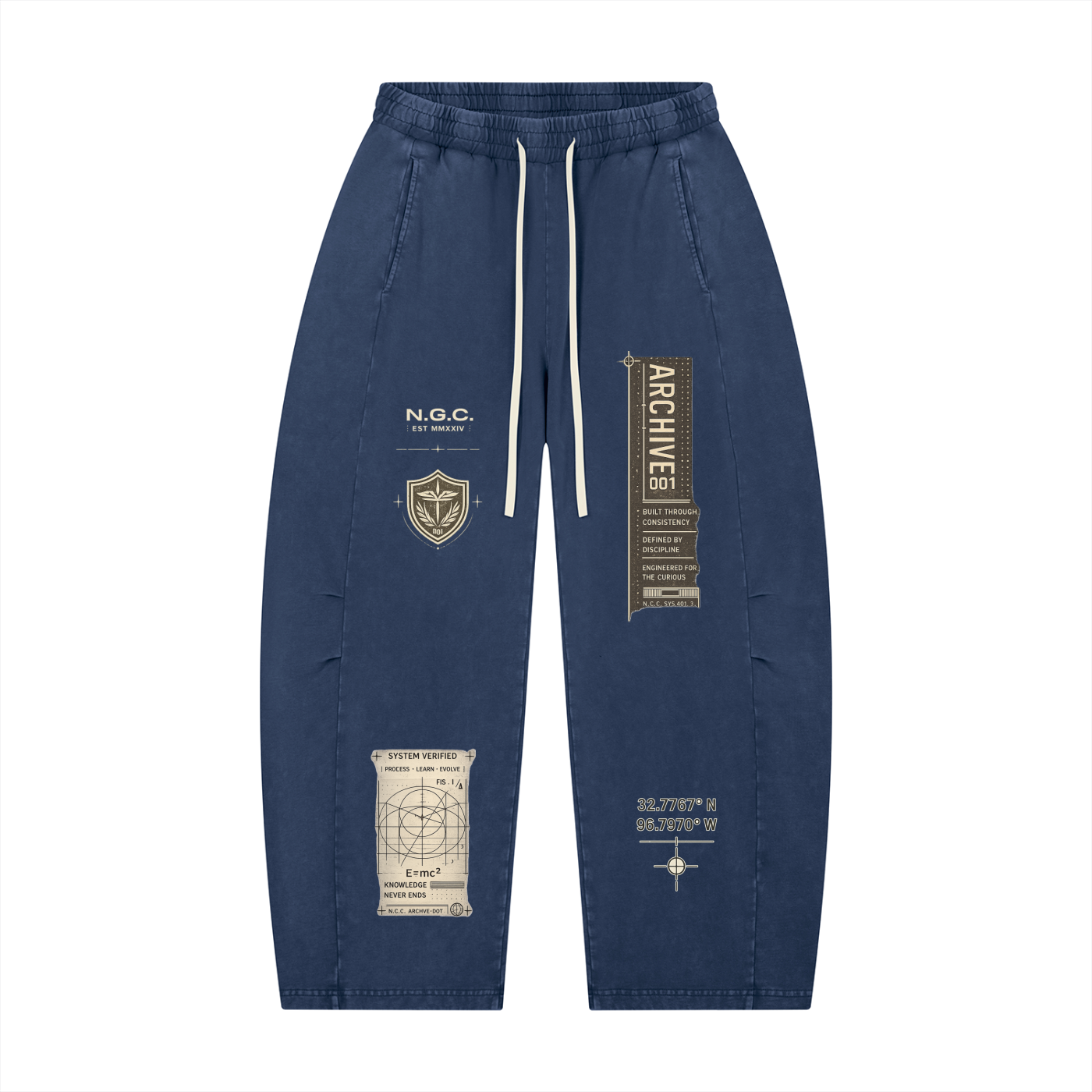 Archive 001 Mineral Wash Barrel Leg Pants