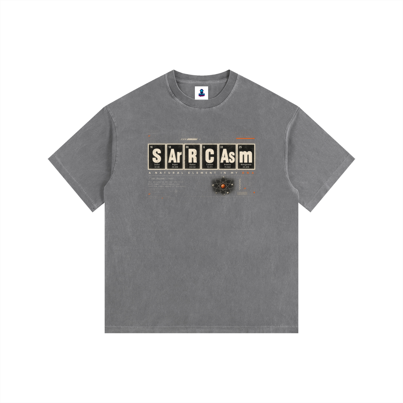SArCAsM Specimen 001 Vintage Wash Oversized Cotton Tee