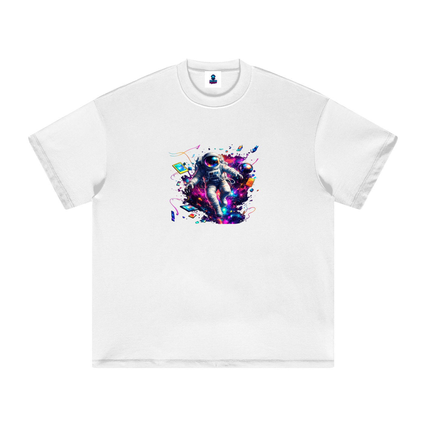 Premium Cosmic Highway Heavyweight Cotton T-Shirt