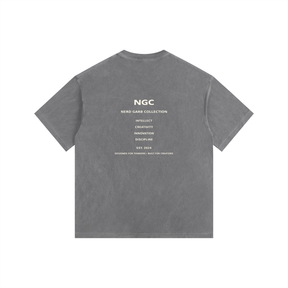 NGC Core Values Logo Tee - Minimalist Back Print Premium T-Shirt