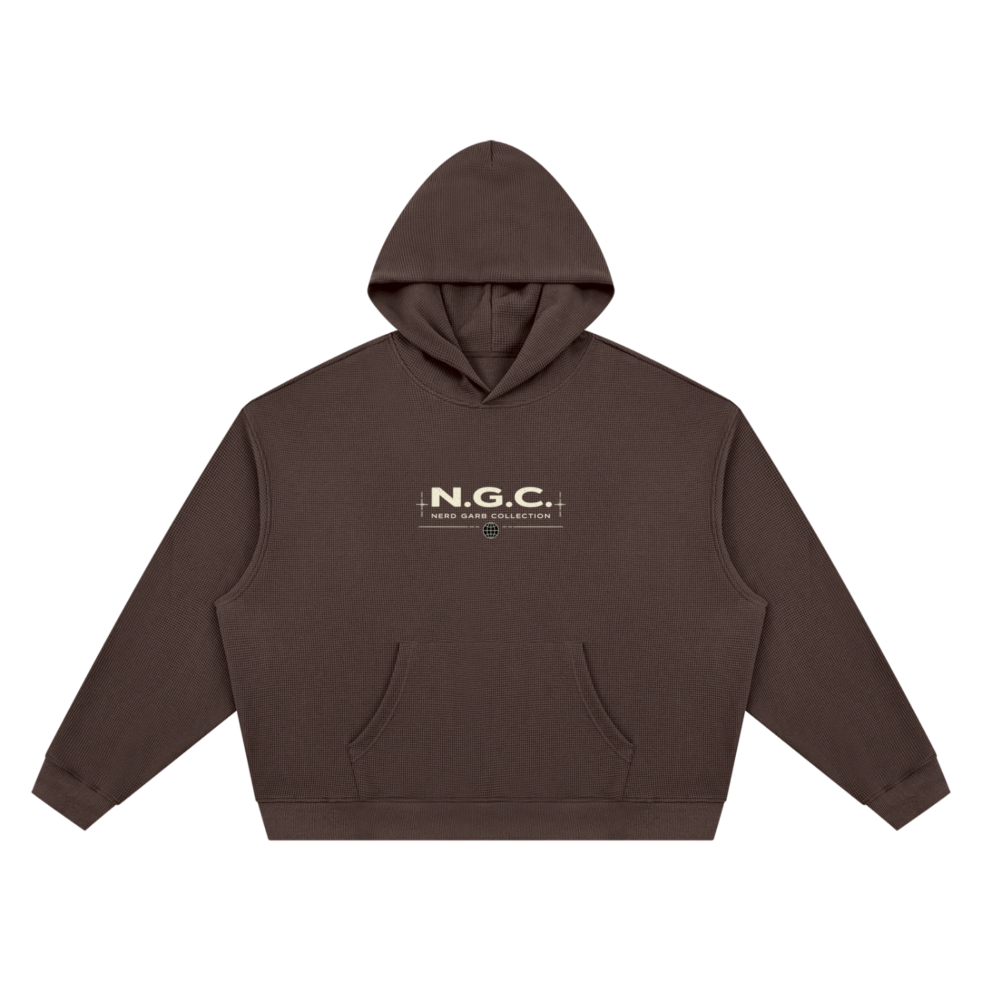 Archive Division 001 Waffle Boxy Hoodie