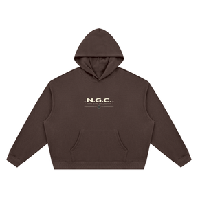 Archive Division 001 Waffle Boxy Hoodie