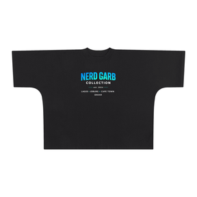 NGC Global Logo Heavyweight Oversized Tee - Minimalist Boxy Nerd Garb Collection Premium T-Shirt